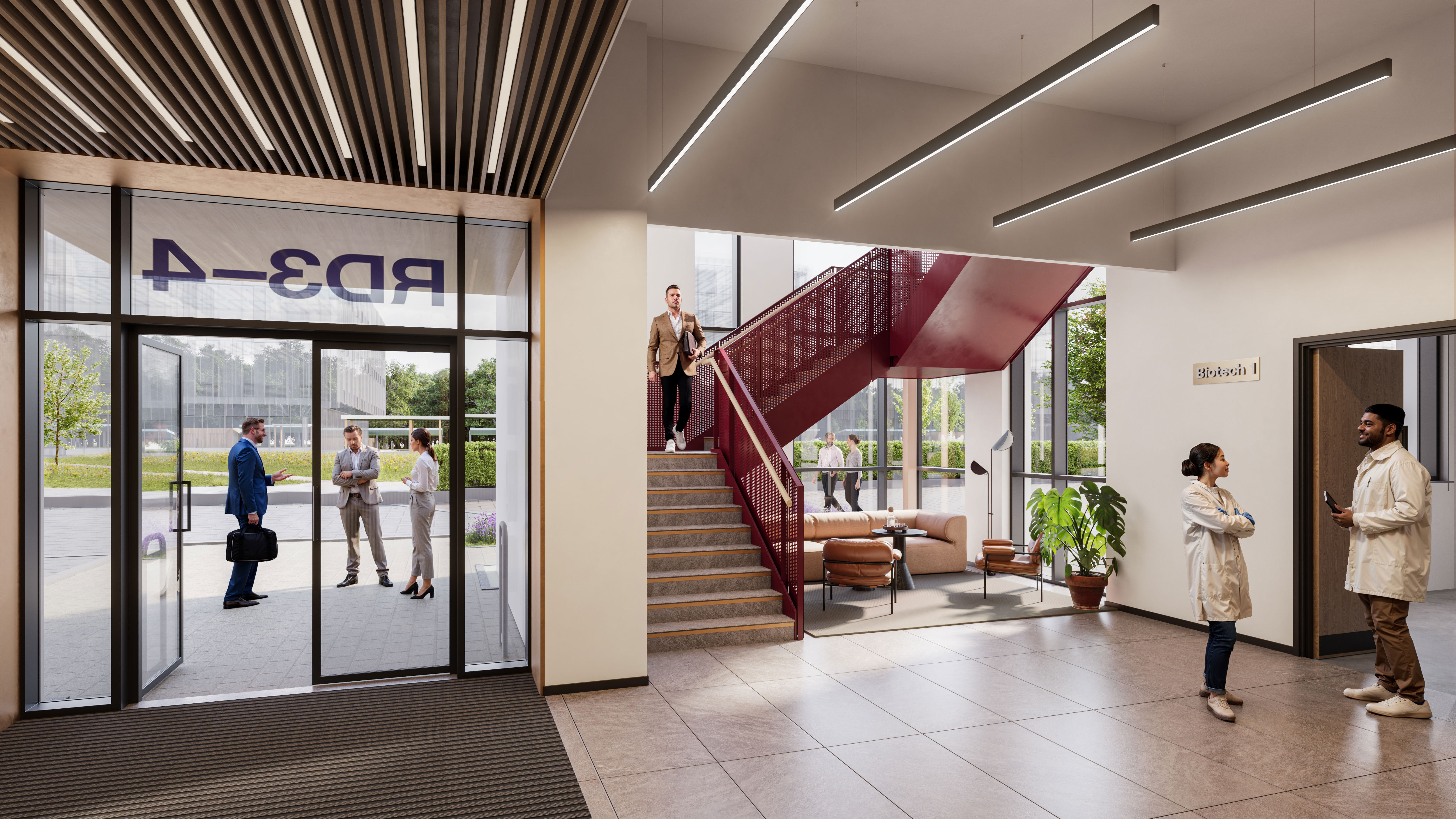 Indicative CGI reception at The Ruddock